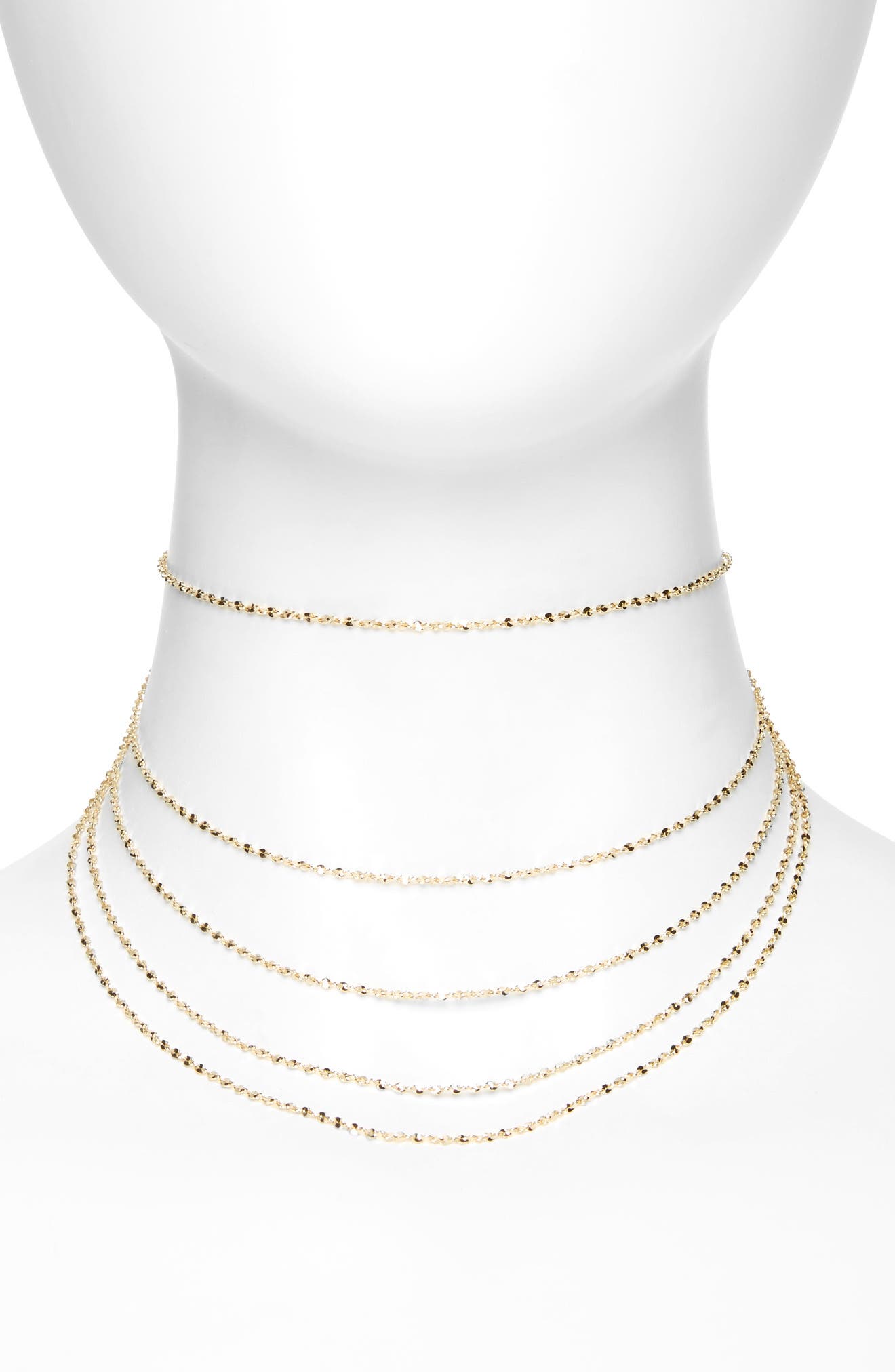 Women's Crystal Pearl Gold Silver Chain Pendant Choker Bib Necklace Set Earrings 
